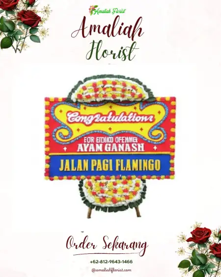 Sewa Papan Bunga Solokpandan